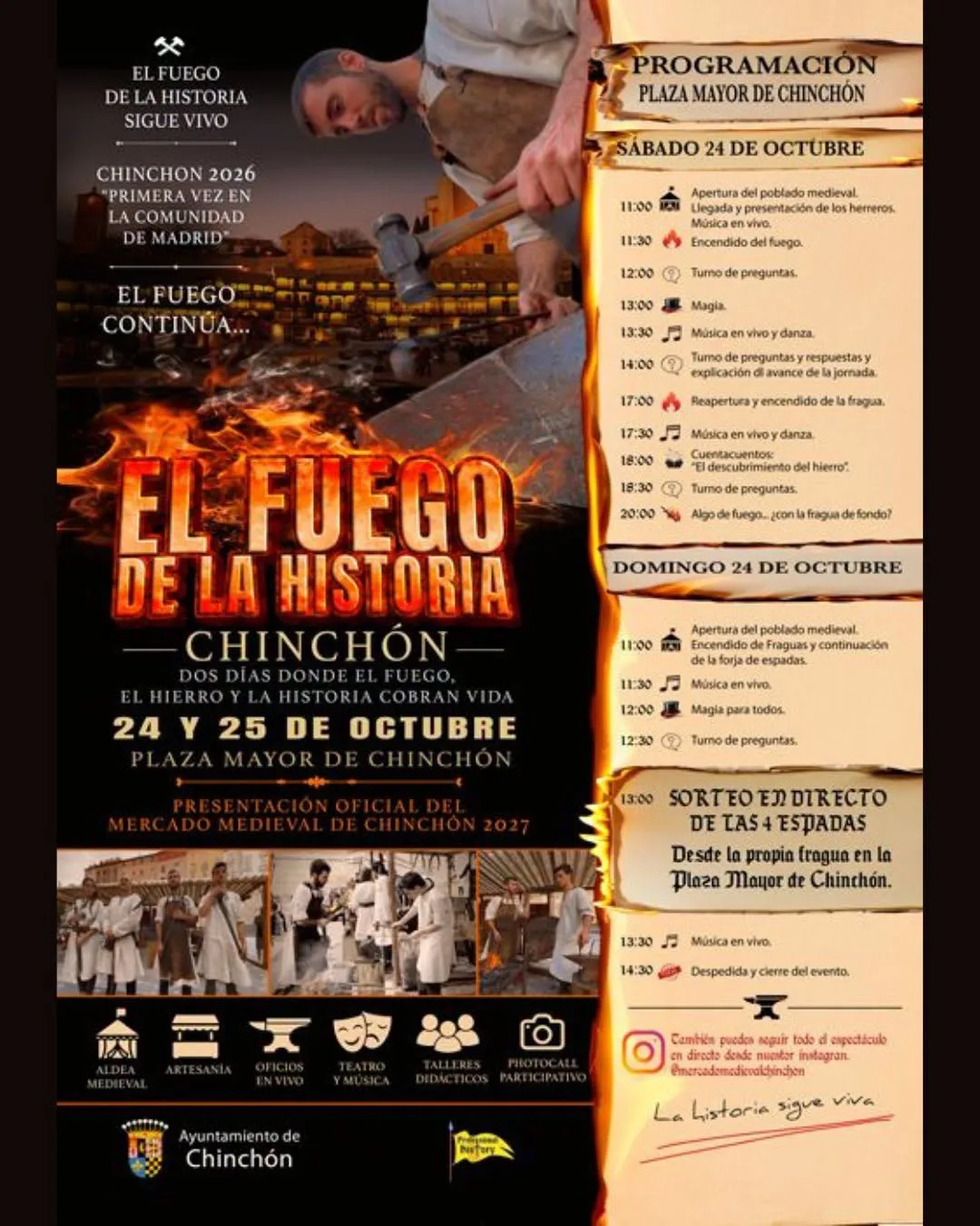 El Fuego de la Historia: herreros y forja en la Plaza Mayor de Chinchón - Casa del Hortelano en Chinchón
