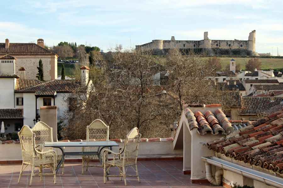 Terraza y Vistas - Casa del Hortelano en Chinchón